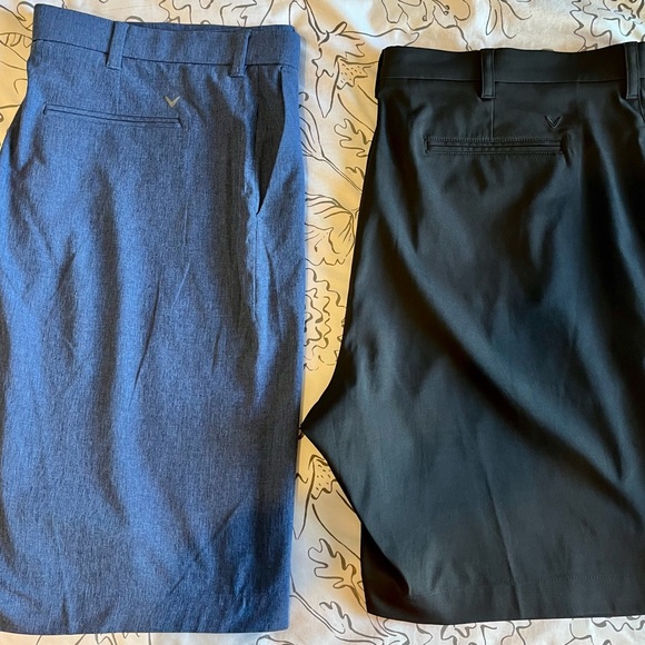 2 pairs mens Callaway premium stretch shorts